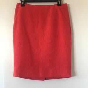 The Limited Red pencil skirt